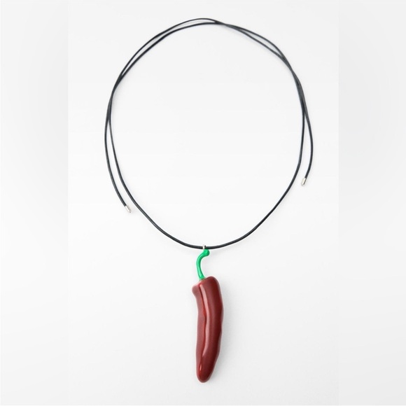 Zara Jewelry - NWOT Zara Chili Pepper Pendant Necklace